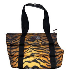 Daba Doo Tiger Print Padded Pet Carrier